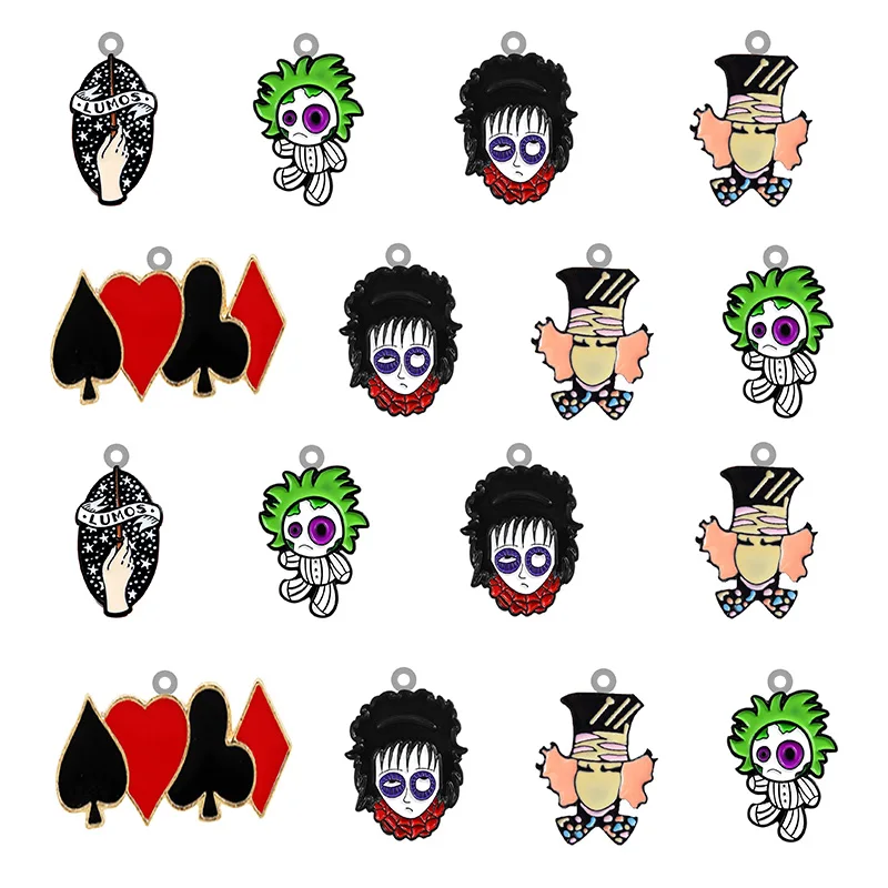 

TAFREE Magician Anime Pattern Acrylic Pendant Epoxy Jewelry Earrings Pendant Necklace Bracelet Animation DIY Making Jewelry Gift