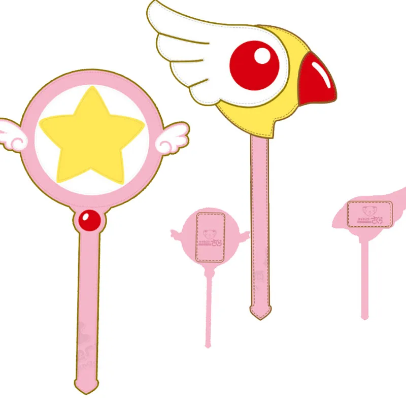 Cartoon Card Captor CardCaptor Sakura Kinomoto Star Wand птица кредитный ID держатель для карт автобус IC чехол сумка палочка косплей подарок для девочки