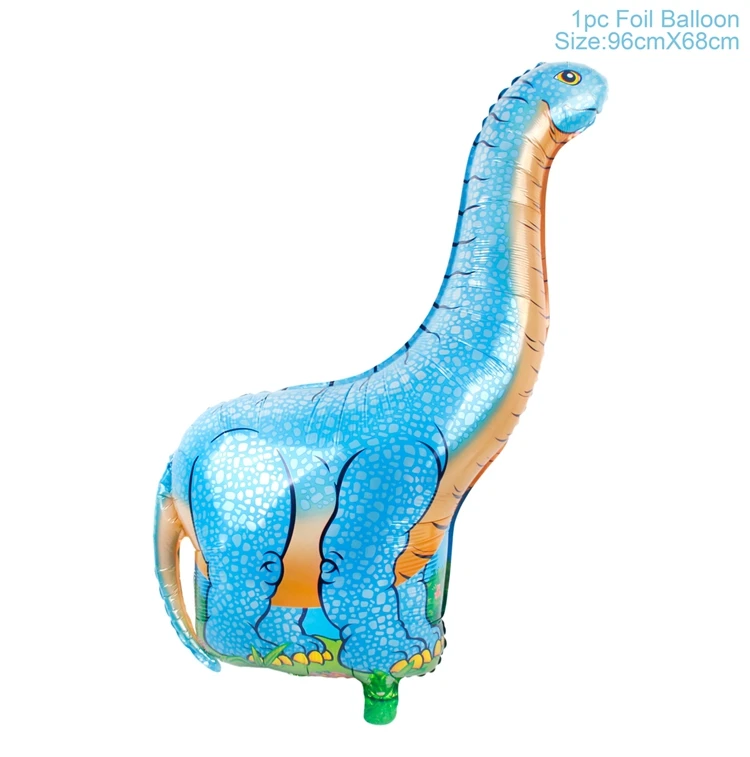 Huiran фольга воздушные шарики в виде животных количество балон динозавр шар животные джунгли вечерние Декор Babyshower День Рождения Декор для детей - Цвет: Walking dinosaur