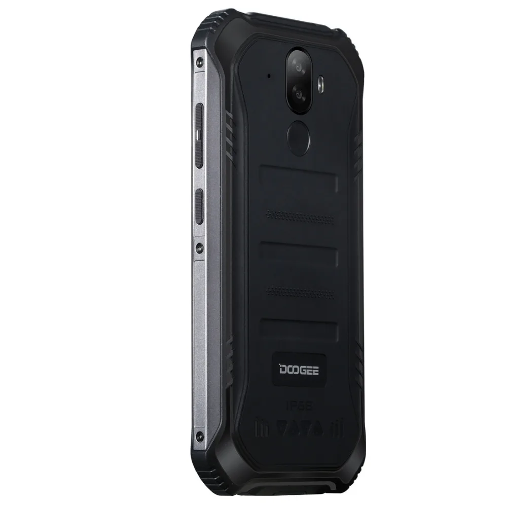 DOOGEE S40 Android 9.0 Rugged Mobile Phone 5.5inch 4650mAh MT6739 3GB RAM 32GB ROM 8.0MP IP68/IP69K Fingerprint 4G Smartphone