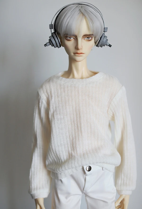 BJD кукольная куртка подходит для 1/3 1/4 MSD Uncle размер белый верблюжий серый удобный прозрачный кратер-полосой праймер аксессуары для свитера