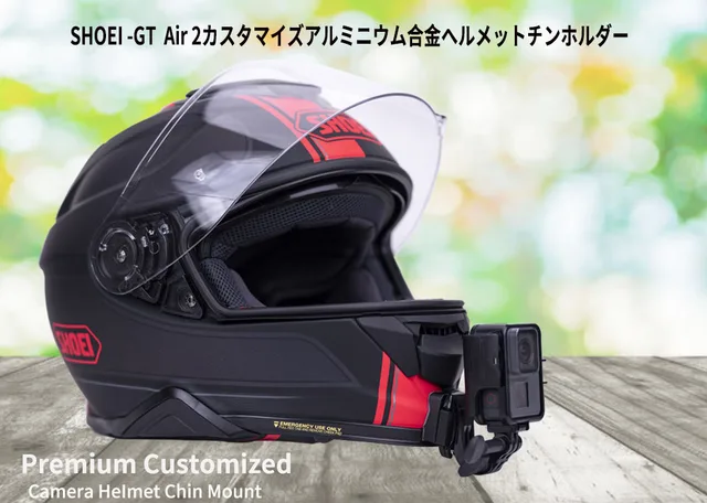 Tuyuカスタマイズshoei gt空気2オートバイヘルメットあごのgopro dji 