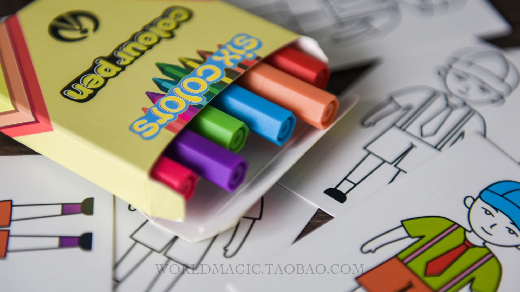 Цветная ручка предсказаний-color Match Mini, сценический магический реквизит, фокусы, крупным планом, иллюзия, аксессуары, трюк, ментализм Magia Fun