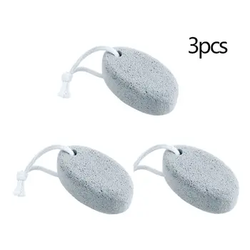 

3pcs Creative Oval Foot Stone Natural Pumice Stone Pedicure Tools Dead Hard Skin Remover for Healthy Foot Care Tools