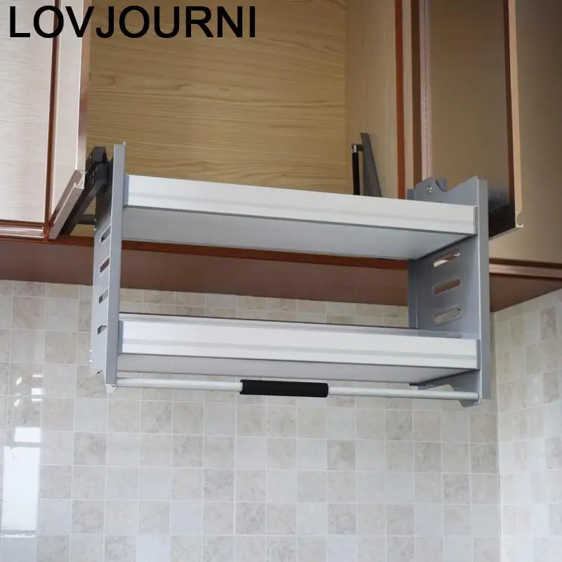 

Rangement Dish Drainer Pantry Drawer for Stainless Steel Hanging Rack Cuisine Kitchen Cabinet Cestas Para Organizar Basket