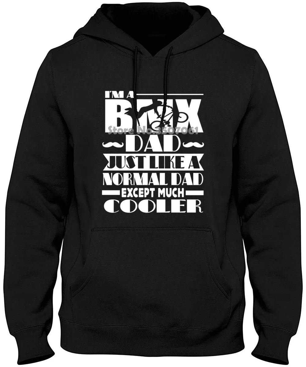 Crazy Fan Store Bmx Dad Normal Except Much Cooler O-neck Sunlight Men Hoodies &amp Sweatshirts | Мужская одежда