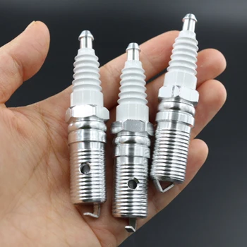 

COSY MOMENT High Quality Metal Spark Plug Pipe Tobacco Smoking Pipes Gift Mill Smoke Narguile Grinder Freestyle YJ010