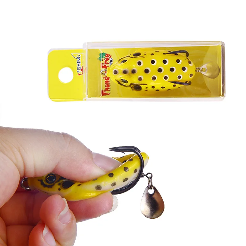 

Приманка в виде лягушки, 80 мм, 1 шт.