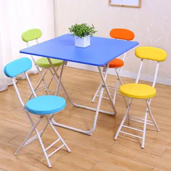 

Folding Stool Household Table Chair Stool High Chair Small Stool Bench Simple Dormitory Contracted And Portable