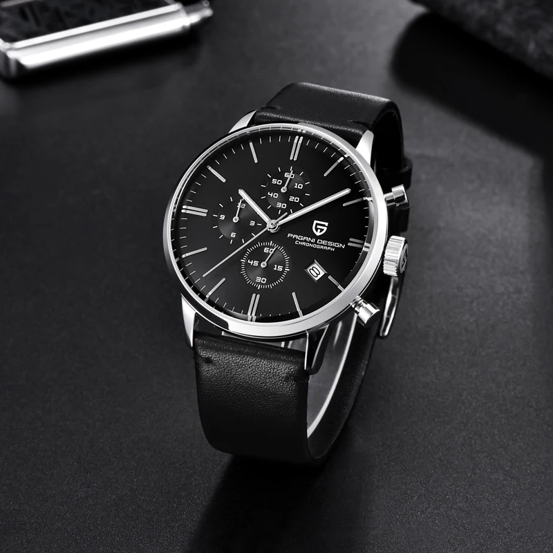 PAGANI DESIGN 2021 New Top Brand Luxury Men's Quartz Watches Men Automatic Date Watch Waterproof Chronograph VK67 Reloj Hombre