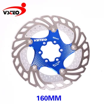 

VSTEO CNC Radiator Bike Brake Disc Floating Rotor MTB Road Gravel Bicycle 160mm Bike Upgrade Brake Replacement