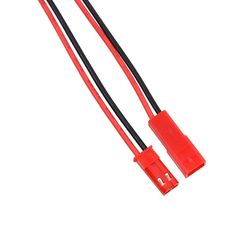 2x 3M 18 Gauge AWG Silicone Rubber Wire Cable Red Black Flexible& 10 Pairs 150mm JST Connector Plug Cable Line Male+Female For