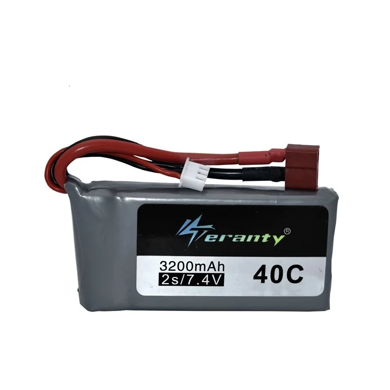 Обновление 3200mah 40C для Wltoys 12428 12423 RC четырехколесный внедорожный автомобиль 2s 7,4 v Lipo аккумулятор Feiyue 03 Q39 RC гоночный автомобиль