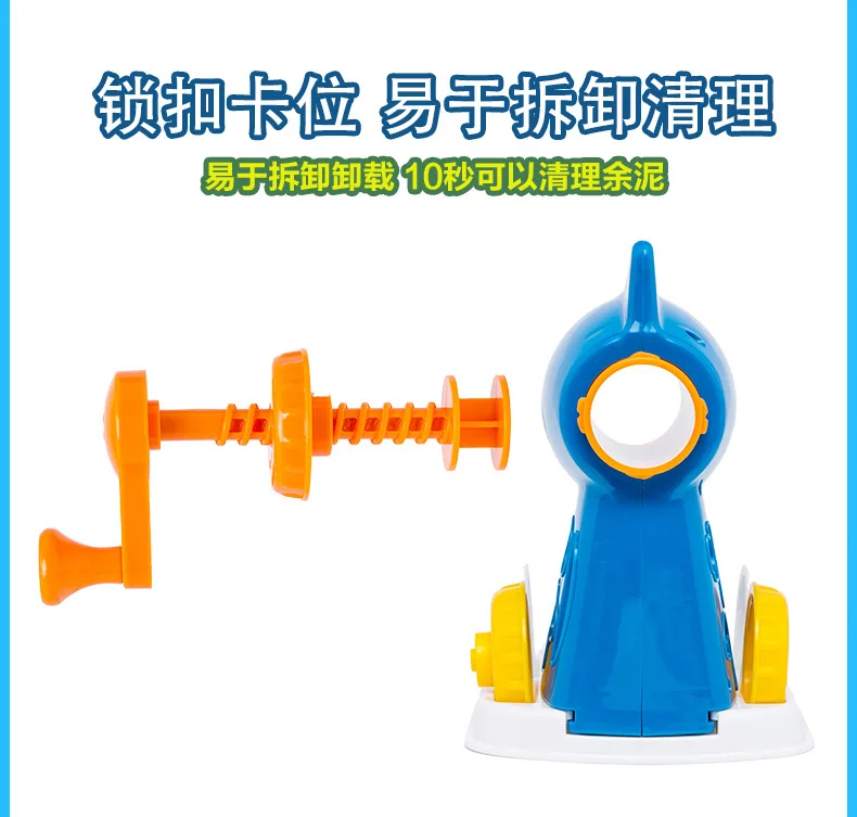 Children Plasticene Mould Tool Kit Colored Clay Noodle Maker Multi-functional Tool Box Educational Toy Gift Good Products