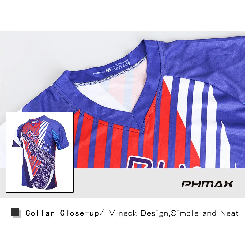 PHMAX велосипедная одежда, спортивные майки, дышащая быстросохнущая велосипедная рубашка DH, велосипедная Джерси, одежда, одежда MTB, футболка для мужчин
