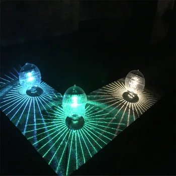 

Outdoor Led Disco Light Swimming Pool Waterproof Led Solar Power Multi Color Changing Water Drift Floating Magic Decor Lights