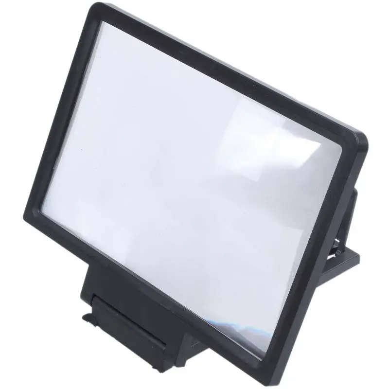 

3D Mobile Phone Screen Magnifier HD Video Amplifier for Smart Phones Black
