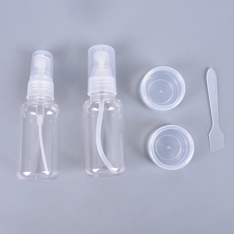 

5/10pcs/set Portable Travel Cosmetic Bottle Points Bottling Plastic Bottles for Travel Bottle Shampoo Cosmetic Lotion Container