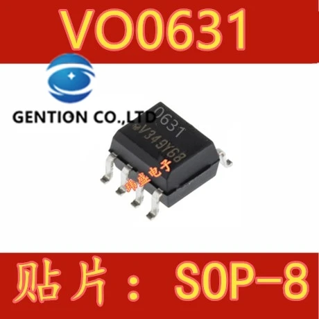 

10PCS VO0631T SOP high-speed optical coupling VO0631 dual channel 0631 in stock 100% new and original