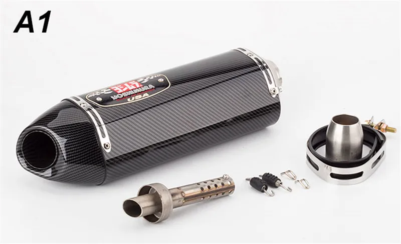 51 мм Akrapovic мотоцикл глушитель выхлопной трубы модифицированный для R25 NINJA300 GSX250R ZA 300 RC390 модифицированный Jicun выхлопной трубы