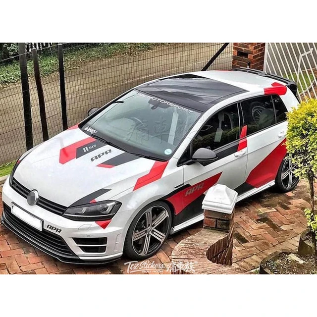 Car sticker FOR Volkswagen Golf 7 GTI racing decoration personalized custom  car pull sticker