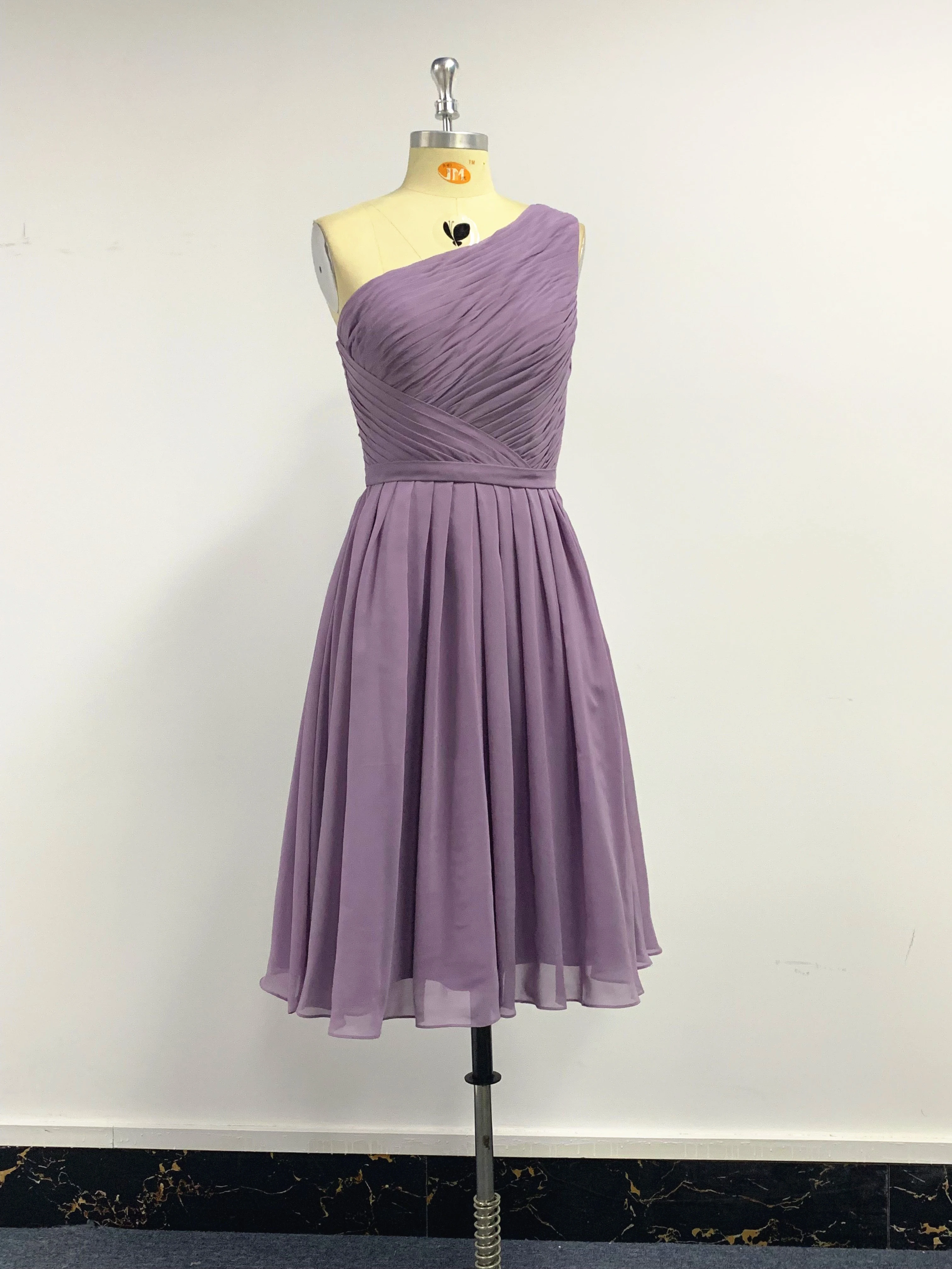 lavender grey bridesmaid