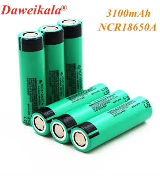 

100% New Original NCR18650A 3.7 v 3100mah 18650 Lithium Rechargeable Battery For Flashlight batteries