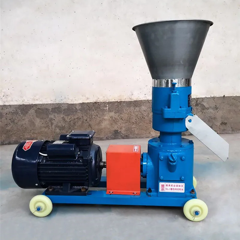 

KL150 Pellet Mill Multi-function Feed Food Pellet Making Machine 220V/380V Animal Feed Granulator with/without Motor 4KW