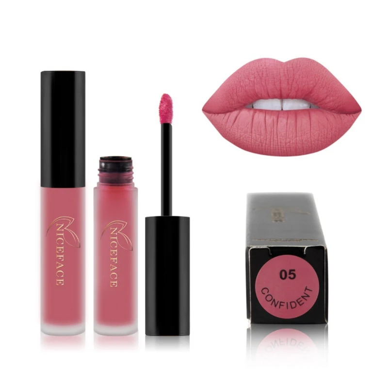 24 color liquid matte lipstick lasting makeup lip red matte nude color cosmetic waterproof matte lipstick