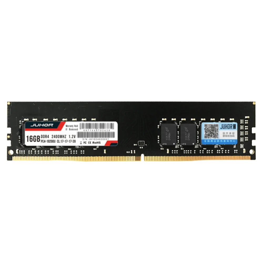 Оперативная память Juhor DDR4 4 ГБ 8 16 2400 МГц 2666 RGB для настольных ПК U DIMM 288 контактов без