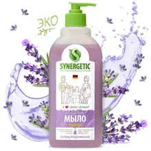Жидкое мыло SYNERGETIC "Лаванда" с эффектом увлажнения гипоаллергенное 0,5л Жидкое мыло SYNERGETIC "Лаванда" с эффектом увлажнения гипоаллергенное 0,5л