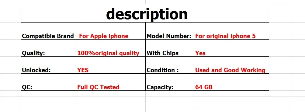 64 ГБ для оригинальной материнской платы для Apple iPhone 5 64 ГБ рабочая и разблокированная материнская плата