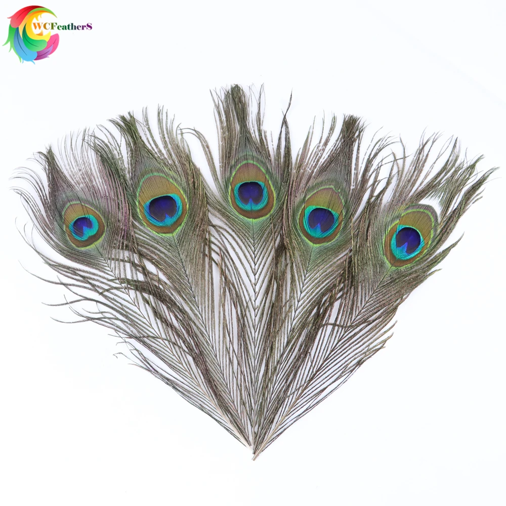 

Beautiful Peacock Feather Big Eyes 25-30cm/10-12 inch Natural feathers for Diy jewelry Wedding party Decorative crafts