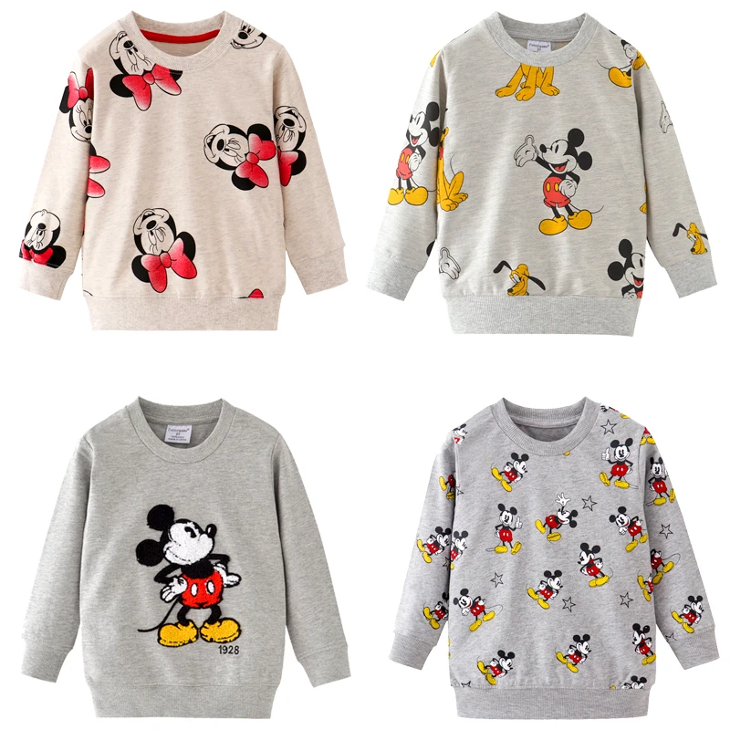 2019 automne mickey Minnie Mouse garçons marque vêtements enfants sweats à capuche fille coton imprimer enfants sweats