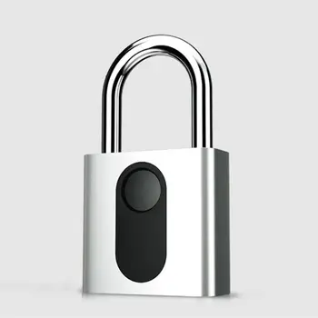 

Security Keyless USB Smart Fingerprint Padlock Gym Door Lock Student Dormitory