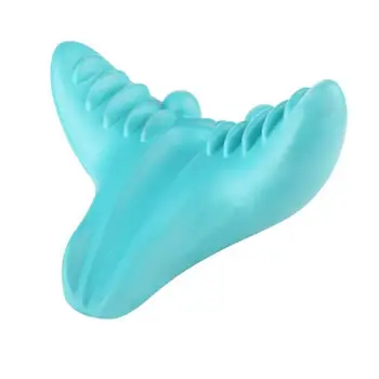 

Portable Neck Massager Latex Neck Pillow Protect Cervical Spine Health Care Massage Pain Relief Neck Massager
