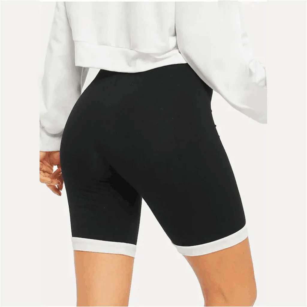 Женские спортивные короткие леггинсы для бега фитнеса с высокой талией, женские шорты для йоги, быстросохнущие Леггинсы для йоги