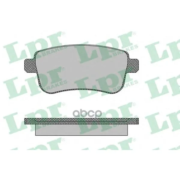Колодки Тормозные Renault Megane Iii 08-/Scenic Iii 09- Зад. С Элек.Стоян.Торм. Lpr 05p1484 Lpr арт. 05P1484