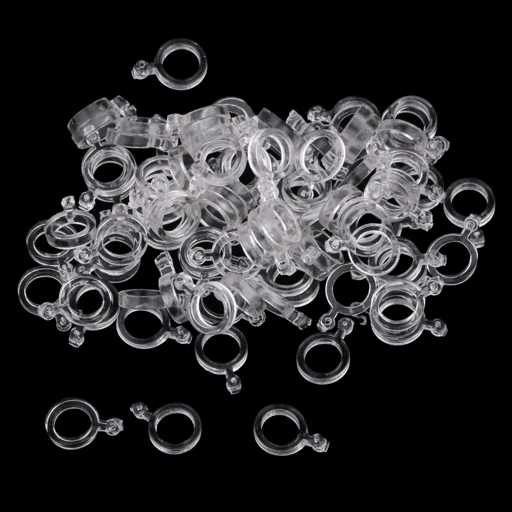 100pcs Elastic Baitbands for Carp fishing Pellets Bait Bands Transparent Rubber Rings Baits Bander Holder Boilie Stops 100pcs Elastic Baitbands for Carp fishing Pellets Bait Bands Transparent Rubber Rings Baits Bander Holder Boilie Stops