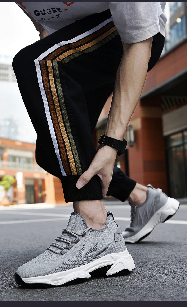Plus Größe Sommer Lift Turnschuhe Männer Aufzug Schuhe Höhe Zunehmende Sport Frauen Einlegesohlen 8CM Versteckte Ferse Innere Erhöhung Schuhe – Detail 22
