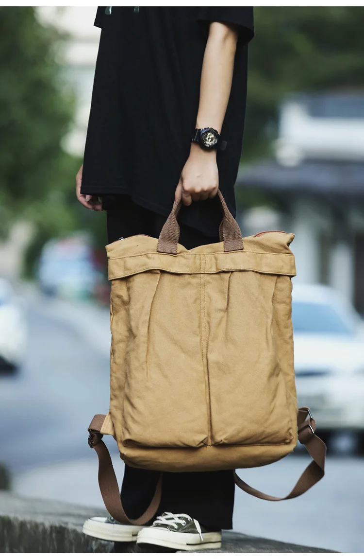 Retro Large Capacity Soft Canvas Women's Backpacks Fashion Student Schoolbag Teenager Girl Travel Backpack Sac A Dos 2021 New