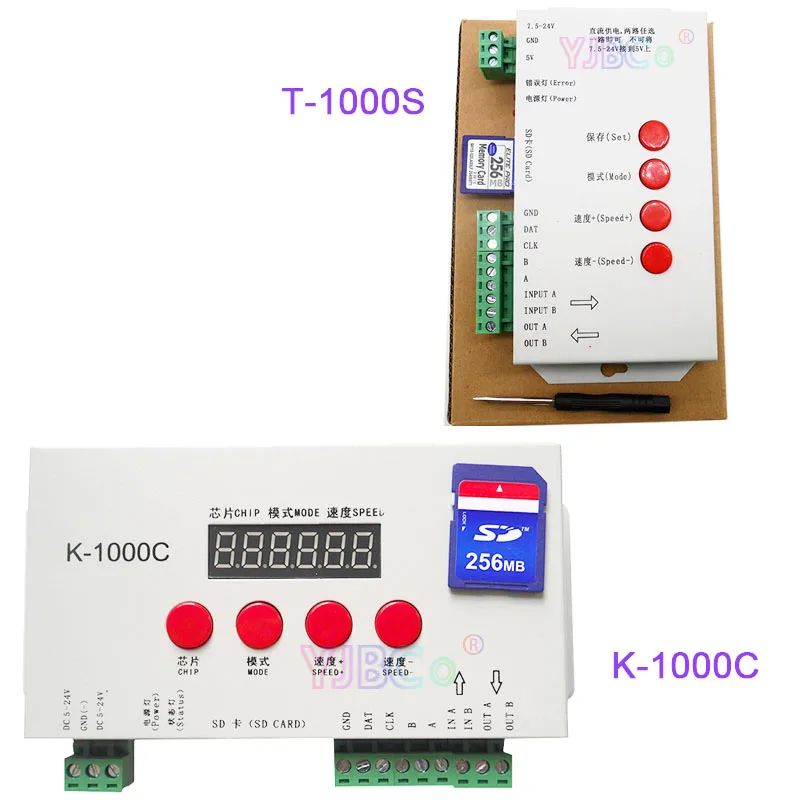Лампа-контроллер K1000C WS2812B WS2811 APA102 T1000S WS2813 2048 пикселей | Лампы и освещение