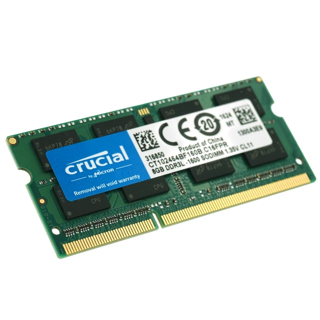 Crucial RAM 16GB DDR4 3200MHz CL22 (or 2933MHz or 2666MHz) Laptop