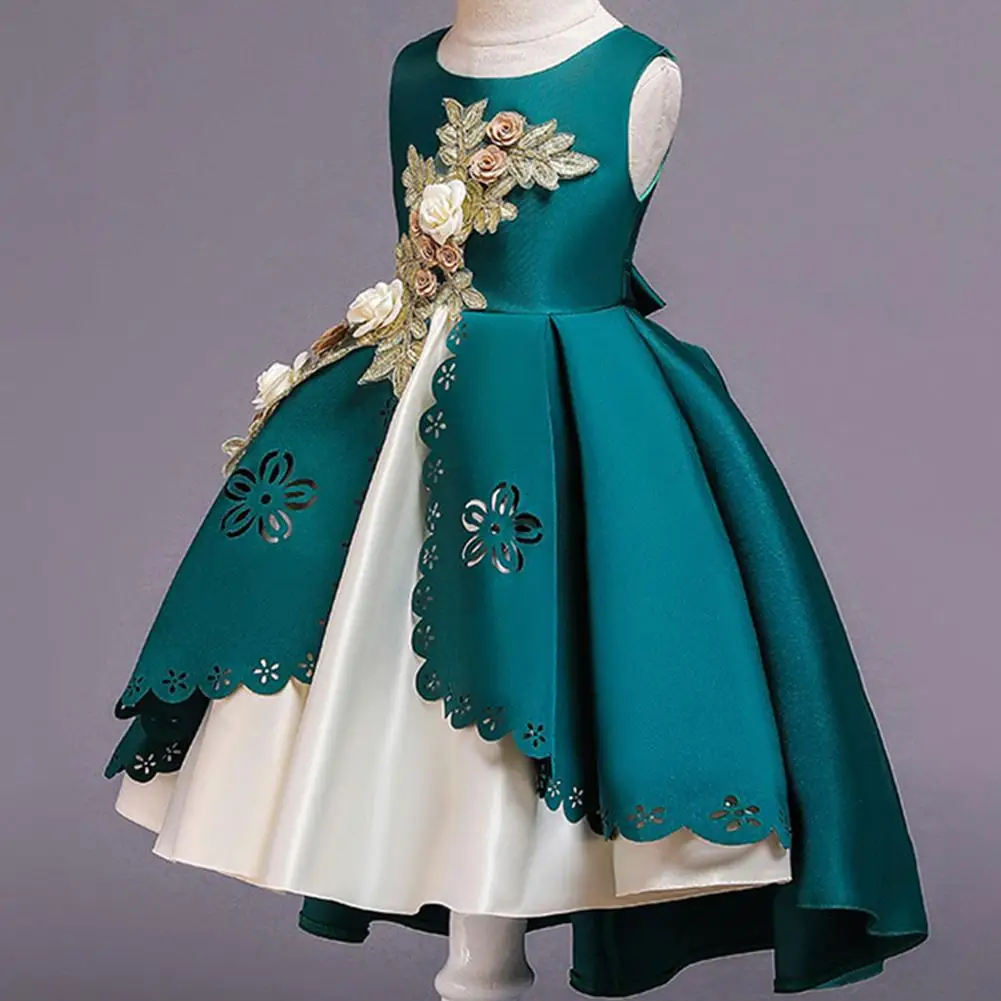 Детская одежда для девочек вечернее платье принцессы для вечерние праздничный костюм