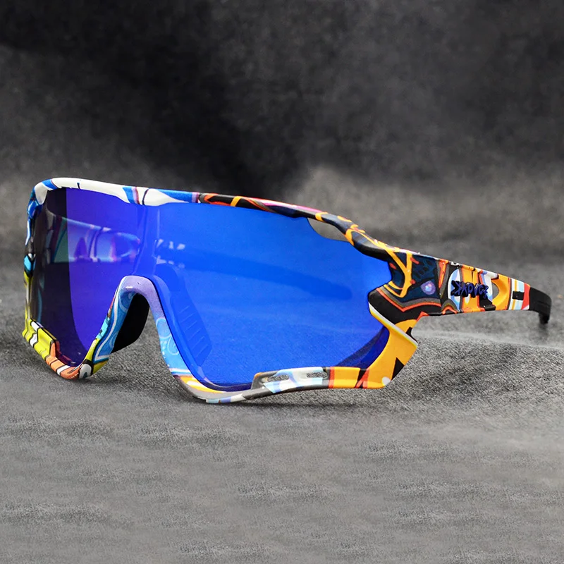 UV400 MTB Road Bike Glasses Brand Outdoor Sports Sunglasses Cycling Eyewear Men Women Gafas Ciclismo TR90 1 Lens Cycling Glasses