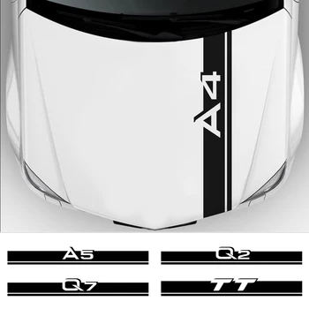 

Car Sticker For Audi A3 8P S3 8V A4 B8 B6 B7 A6 C6 C5 C7 A5 Q3 Q5 Q7 TT A1 A2 A7 A8 Q2 Car Accessories Hood Bonnet Vinyl Decal