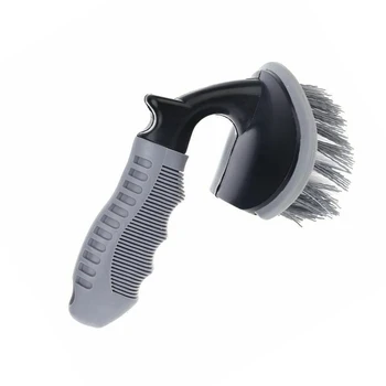 

Car Wheel Hub Brush Auto T-Type Gray+Black Soft handle Detailing Washing