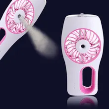 2000mA Rechargeable Battery Fan Mini USB Water Mist Fans for Home