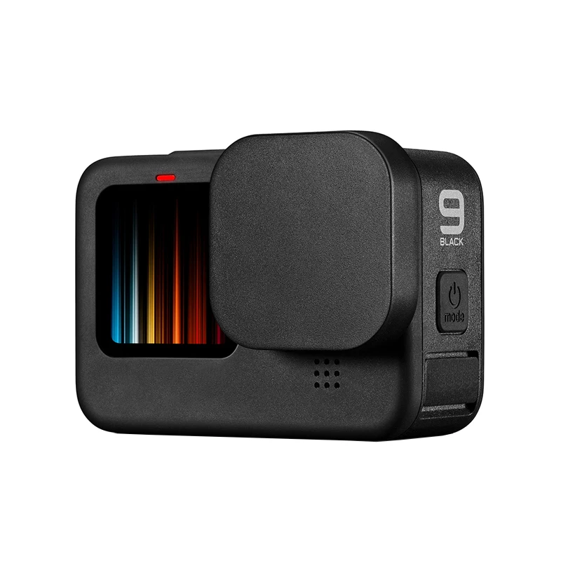 3 шт. крышка объектива для GoPro Hero 9 черная ТПУ защитный чехол Go Pro Черные Аксессуары