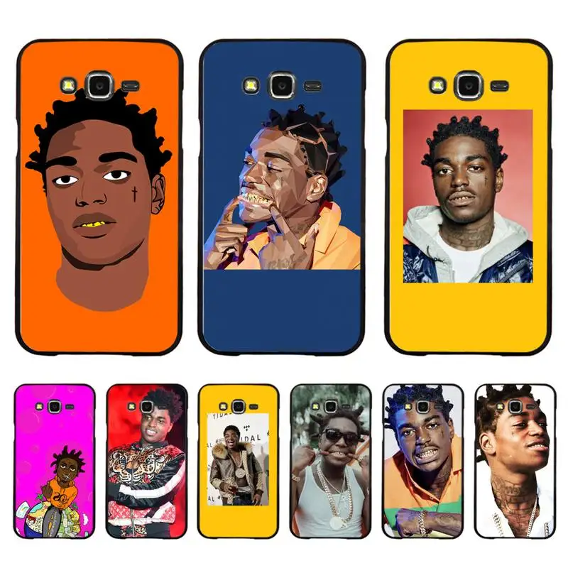 FHNBLJ Kodak Black Rapper Bling Cute Phone Case for Samsung A50 A70 A40 A6 A8 Plus A7 A20 A30 S7 S8 S9 S10 S20 Plus